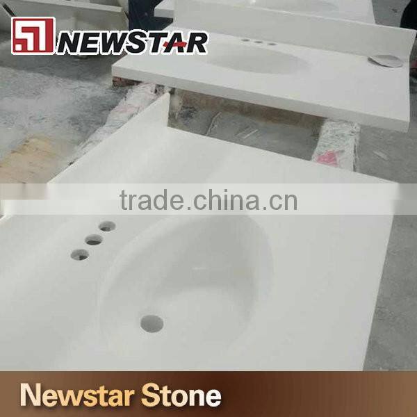 Cultured marble bathroom vanity top