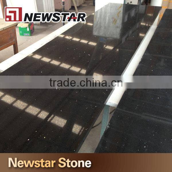 Black shimmer polished Crystal black quartz