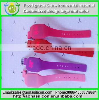 Solid|camouflag|swirl|segmented|layer cheap silicone 3ATM watch (16/17.5/18/19/20.5/22cm)