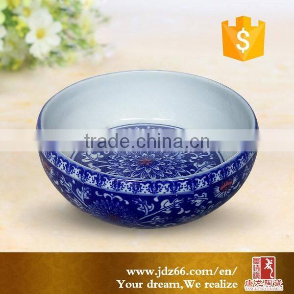 Local manufacturers supplier blue and white flower pot/decoration vase
