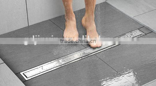 high quality 304 316 Tile insert linear shower drains bathroom floor drains