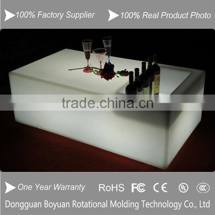 Modern hot sale led ice bucket table for disco or wine bar using