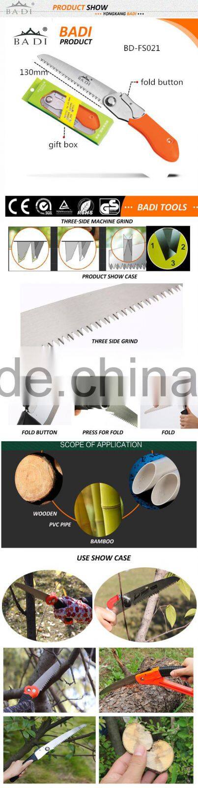 high quality folding garden japanese hand saw with gift box