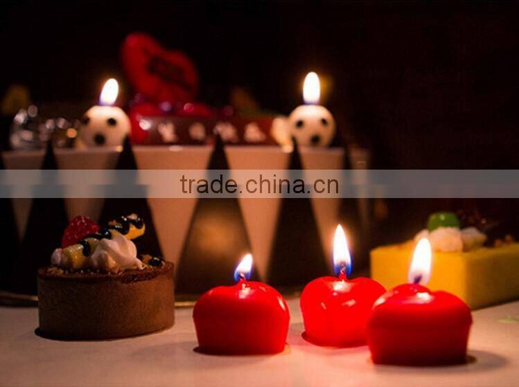 Wholesale Red Love Heart Birthday Candle for Celebration