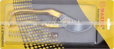 Copper plating handle pruning scissor