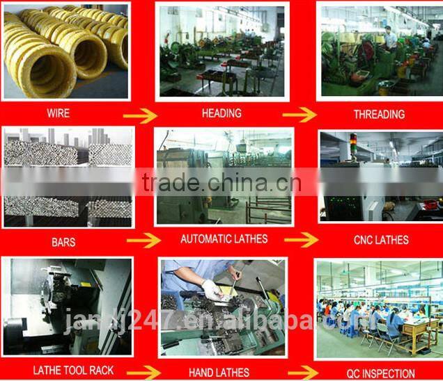 Grade 8.8 DIN931 DIN934 carbon steel bolt and nut