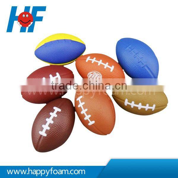 High Quality pu rugby stress ball with customer logo