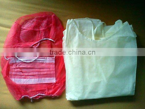 Disposable polyester overall