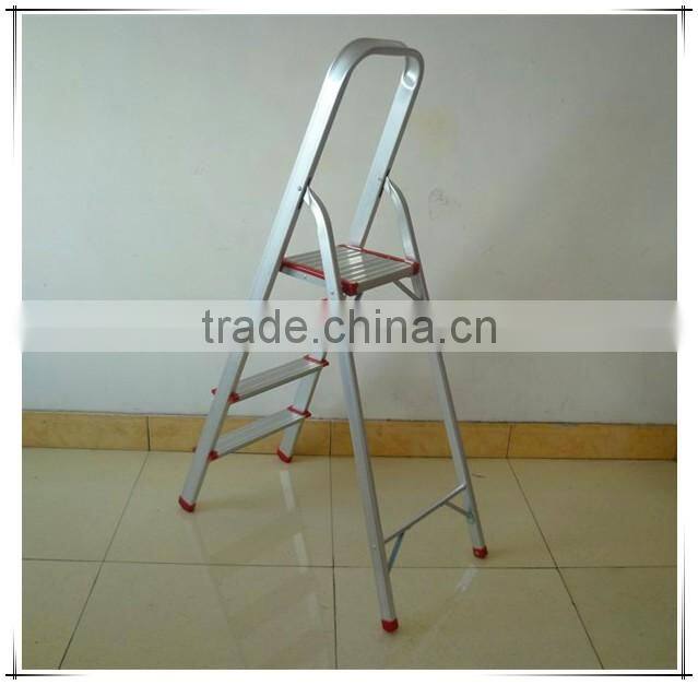 2016 new products of high quality 4 steps aluminum folding ladders