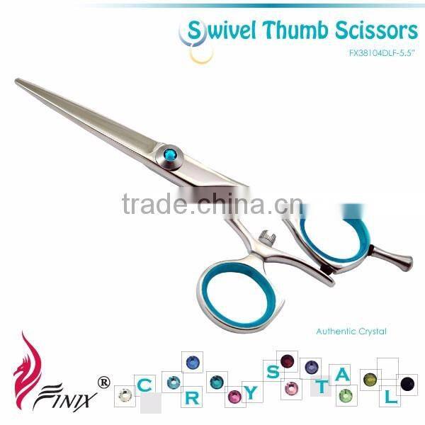 Ergonomic Swivel Thumb Rings Hair Thinning Scissors
