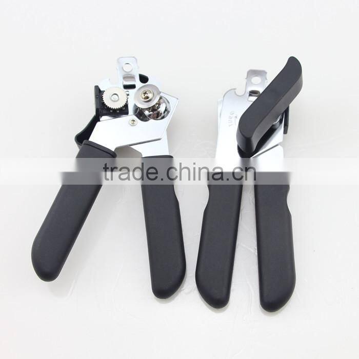 Black Handle Simply Use Kitchen Utensil Smooth Edge Can Opener