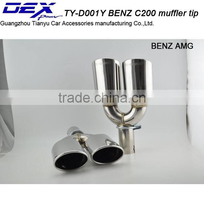 car part best price exhaust system exhaust pipe muffler tip for b-enz amg c200