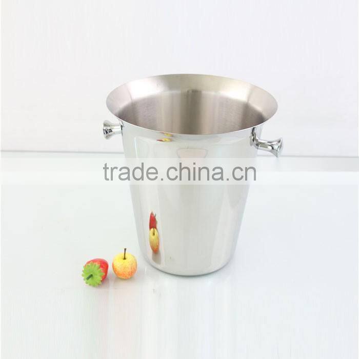 2.0L/3L Stainless Steel creative stainless steel ice beer bucket