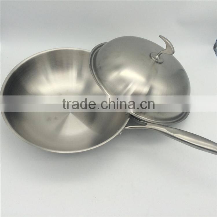 Thick Coating Stainless Steel Non-stick Fly Pan