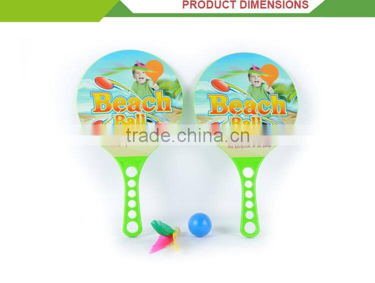 New product children outdoor sport toy cartoon beach ball racket