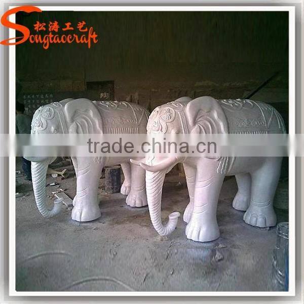 2016 China new design fiberglass statue animal elephant statue for sale