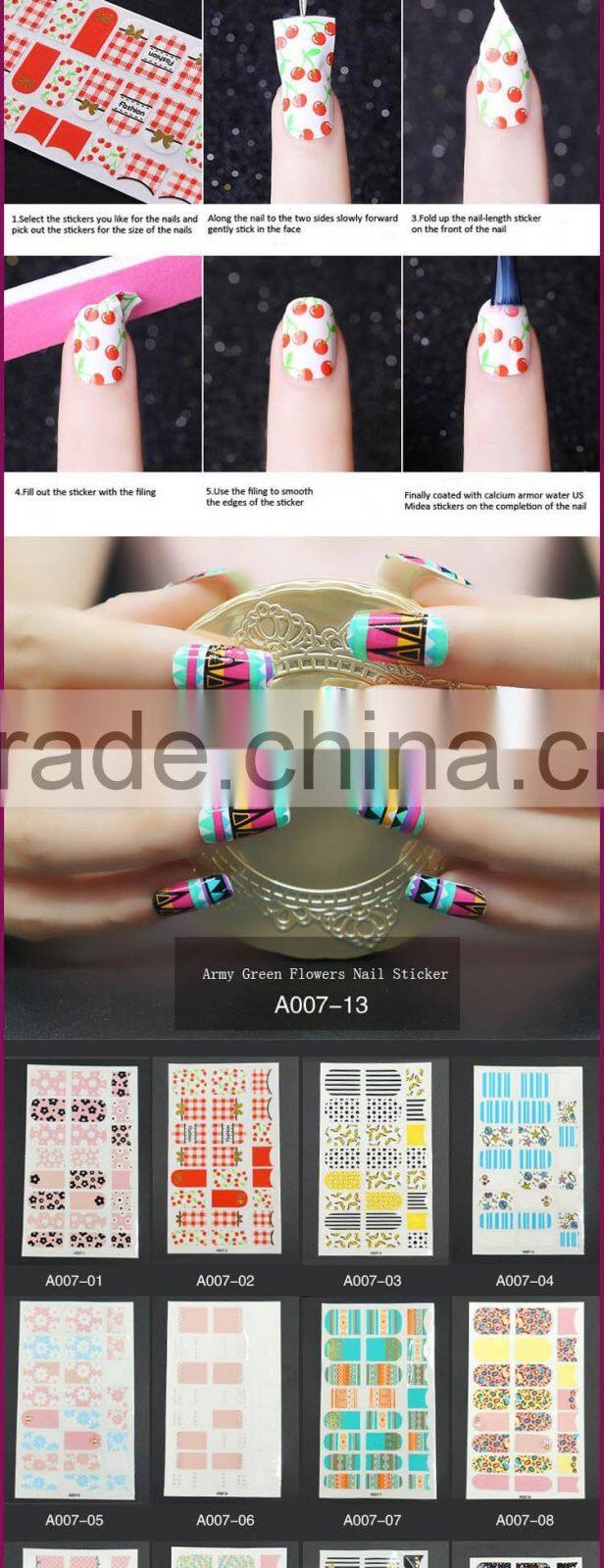 New Air Wholesale Nail Wraps Self-adhesive Nail Wraps For Decorate