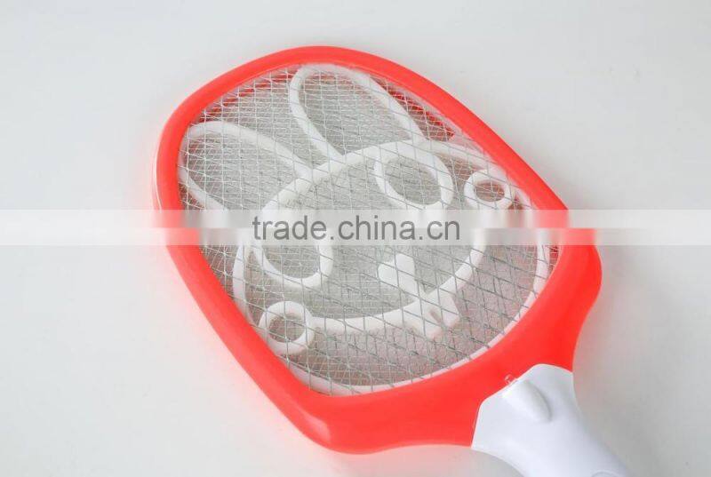 newest battery operated mosquito swatter rabbit shaped net electric fly trap