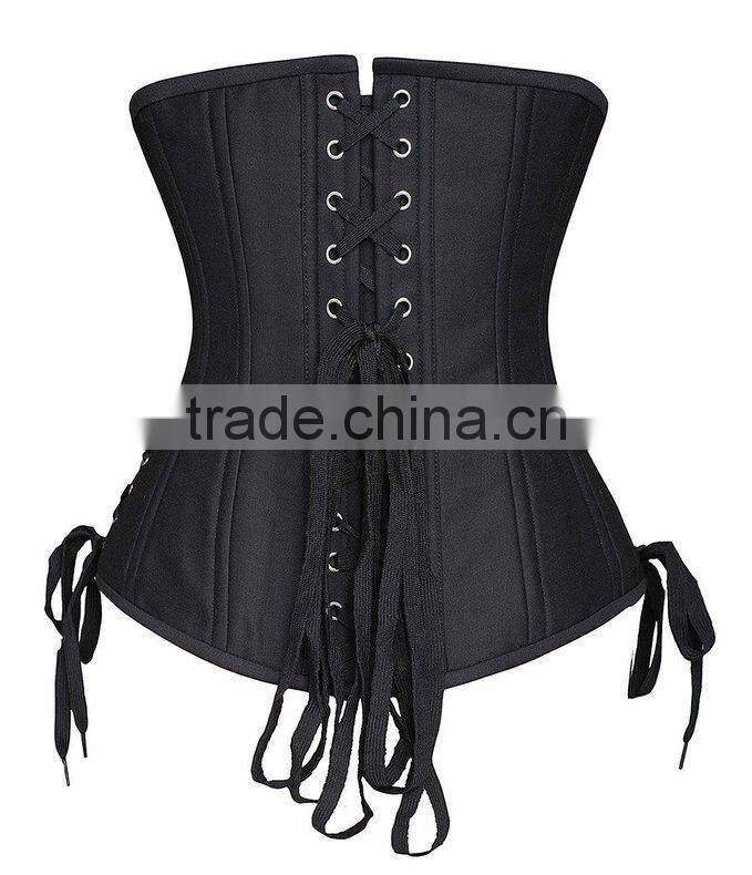 2016 NEW Arrival Perfect Effects 26 Bone Waist slimming Underbust Silk Surface Double Steel Bone Corset