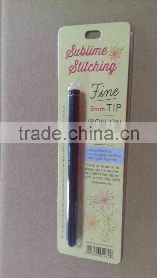 Kearing Brand transfer printing pen easy transfer withdry ironing fabric 1.0mm 2.0mm fiber tip TP20