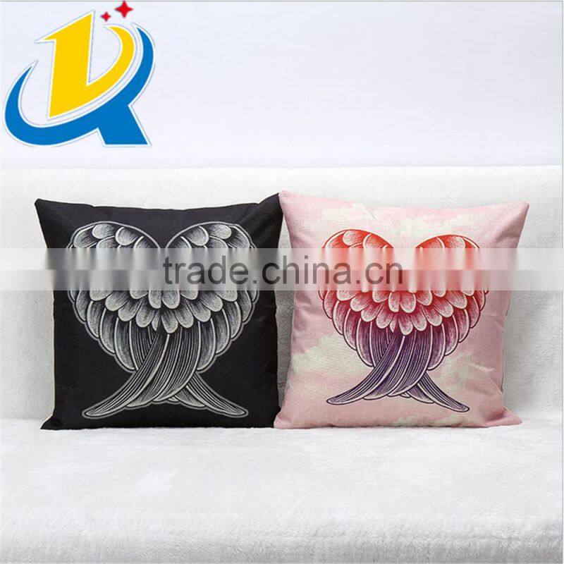 Popular newest design cheap couple pillow case cover