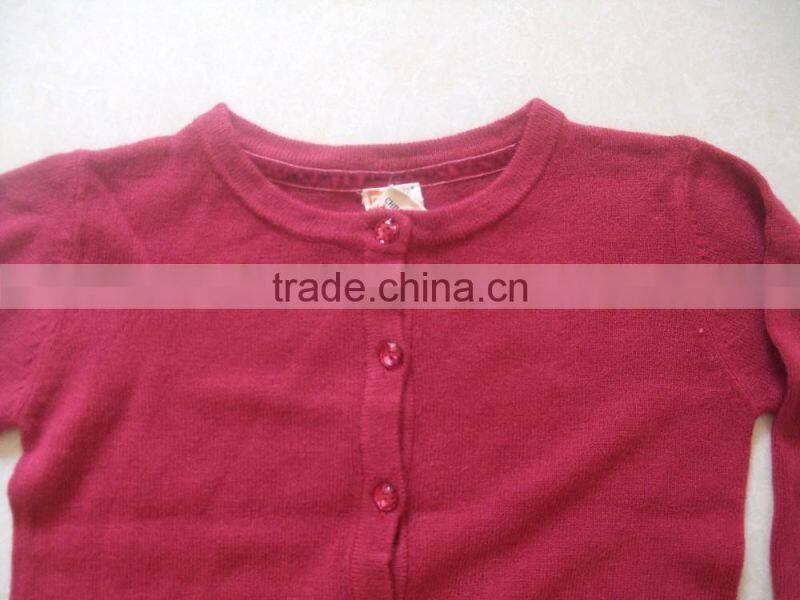 OEM service breathable long sleeve woolen sweater designs crew-neck mohair child sweater(BKNB5303)