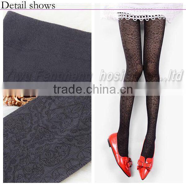 glossy custom printed ladies pantyhose