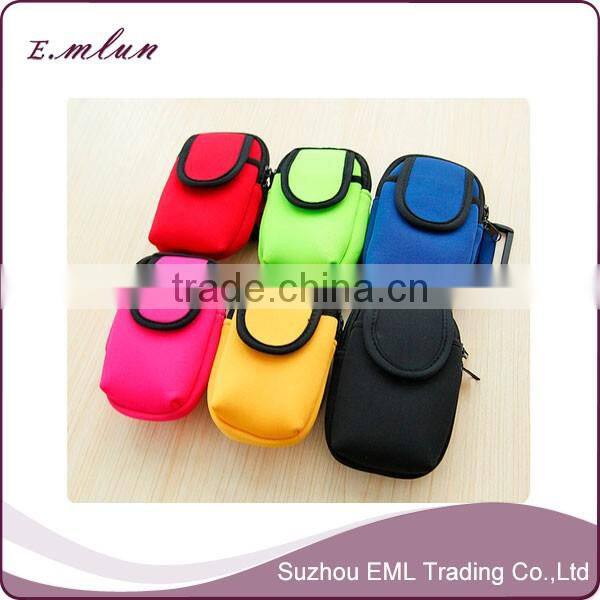Promotional custom cheap neoprene arm phone gym sport arm bag