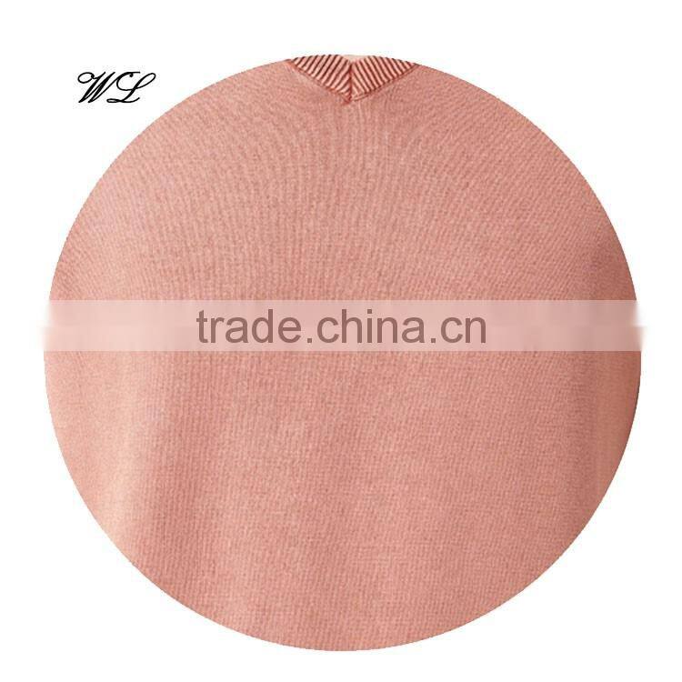 Custom Knitted Man Fitted Sweater Plain Bright Colored Sweaters Knit Fabric