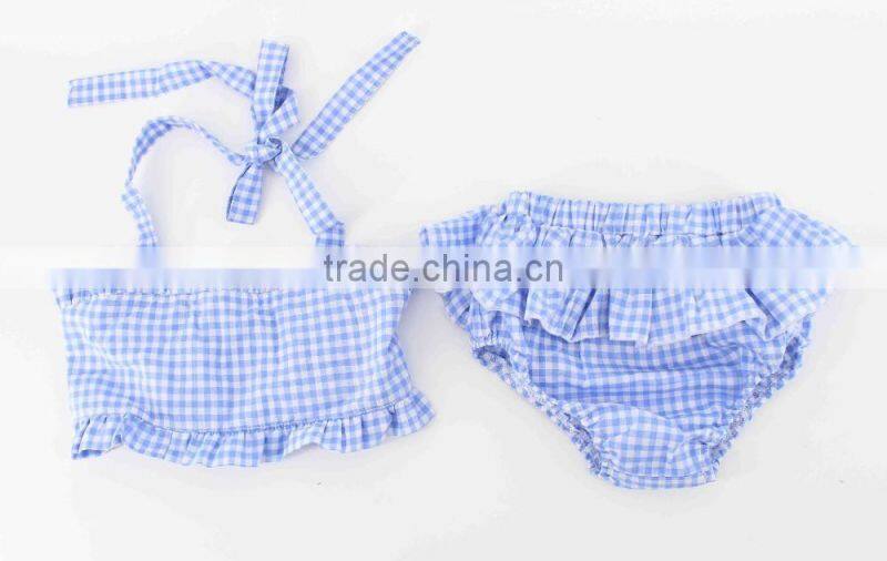 Fashionable macaron color baby swimsuit for 2017 summer wholesale