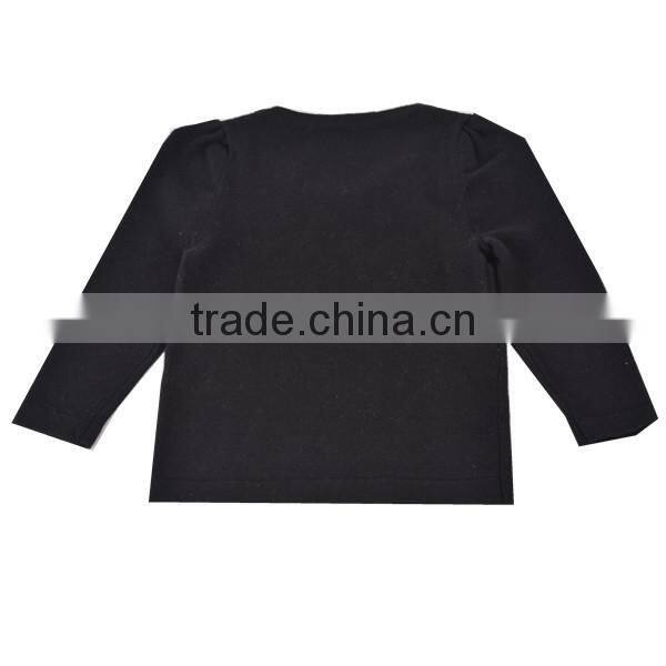 Girl's jacquard knit pattern sweater