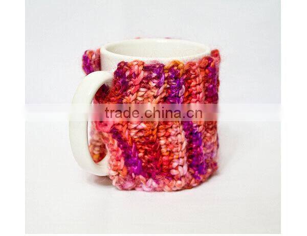 2015 Hand Knit Sock Coffee Cup Cozy
