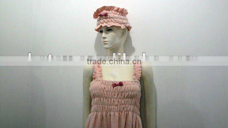 Skirt with shoulder-straps/Lady bathrobe