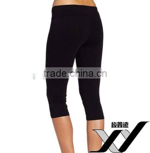 2015 hot fashion women basic cropped leggings