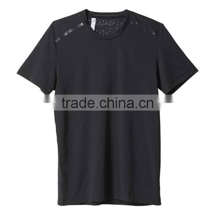 Wholesale plain blank mens running wear custom t shirt tracksuit sportwear spoprts gym wear dryfit quick-dry compression t shirt