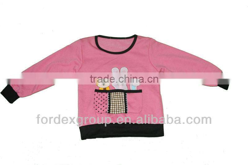 Children's lovely t shirt with long sleeve