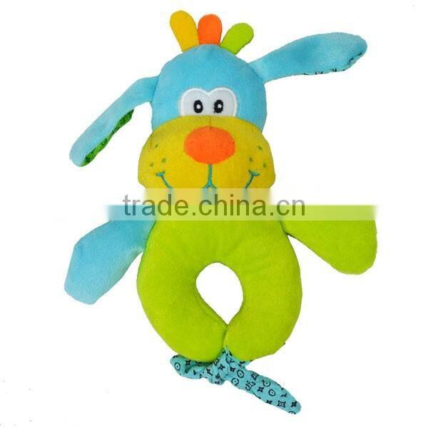 Cute Plush toy with ring for formative education/enlighten education