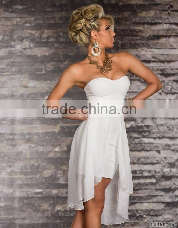 New Fahion Chiffon Dress High Quality Women Bra Top mini Dress For Sale