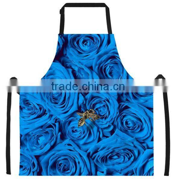 Unisex cheap purple bib aprons kitchen adult bib aprons