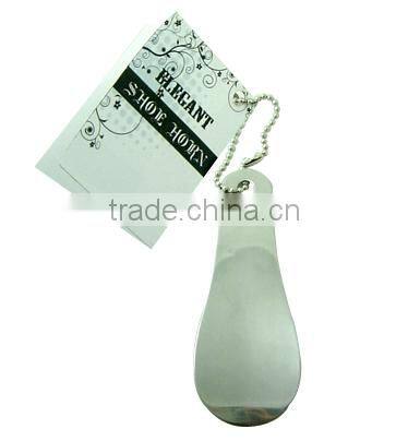 Stainless steel luxury small shoe horn