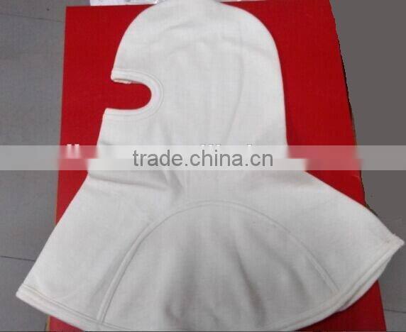 nomex face hood under helmet