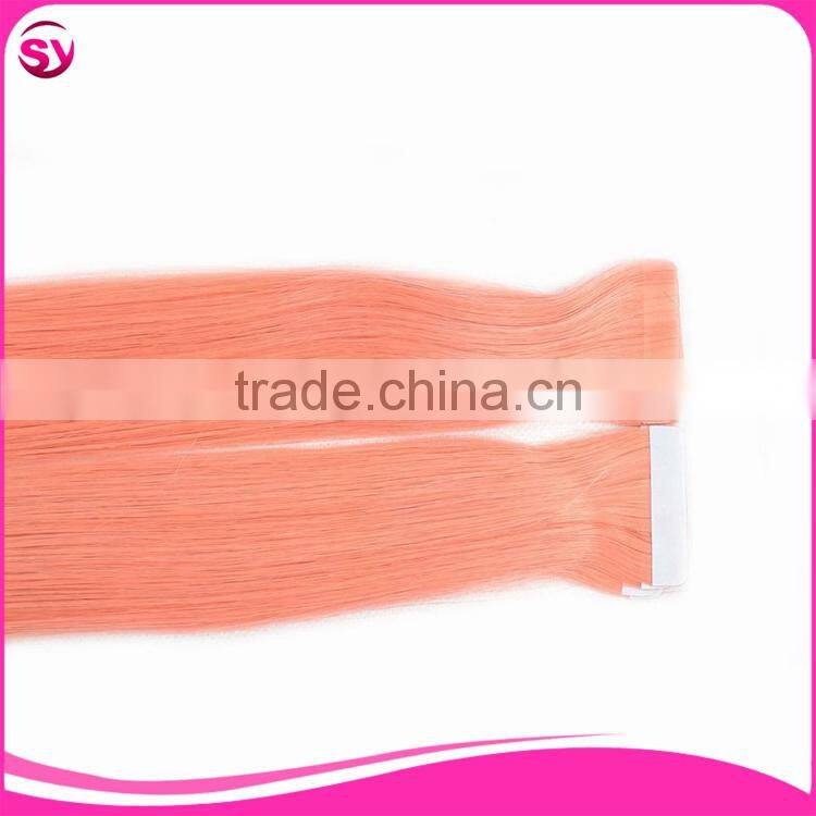 Wholesale Tape In Hair Extentions Natural Looking 100% High Grade Brazilian Human Tape Hair