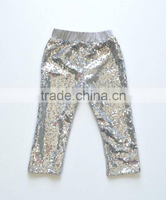 Wholesale Baby Girl First Birthday Outfit Girls Leggings Sequin Leggings Sequin Pants