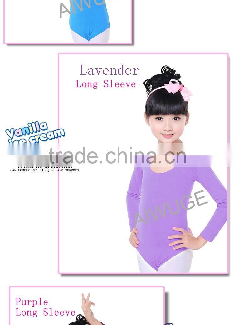 OEM 2016 High Quality Girls Leotard Gymnastic Ballet Kids Dance Leotard
