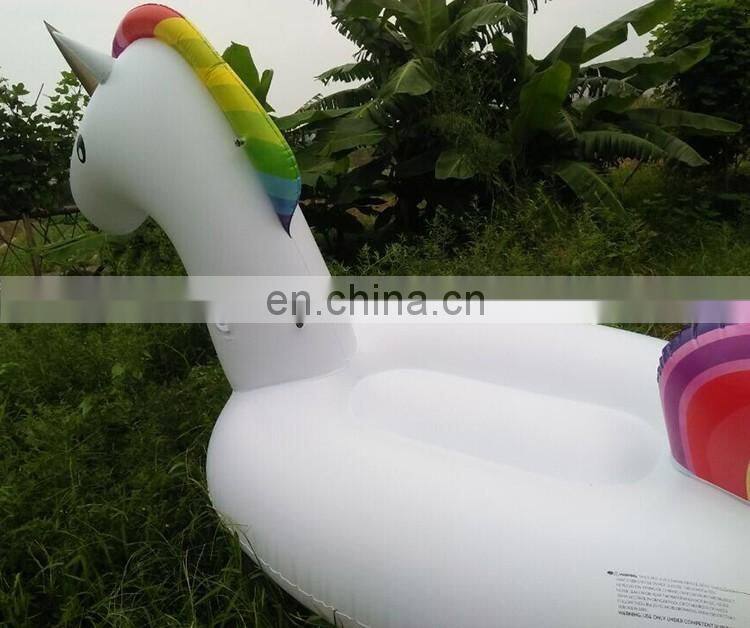 Outdoor Swimming Pool Floatie Lounge Toy Giant Inflatable Air Mattress Unicorn Float For Adults and Kids