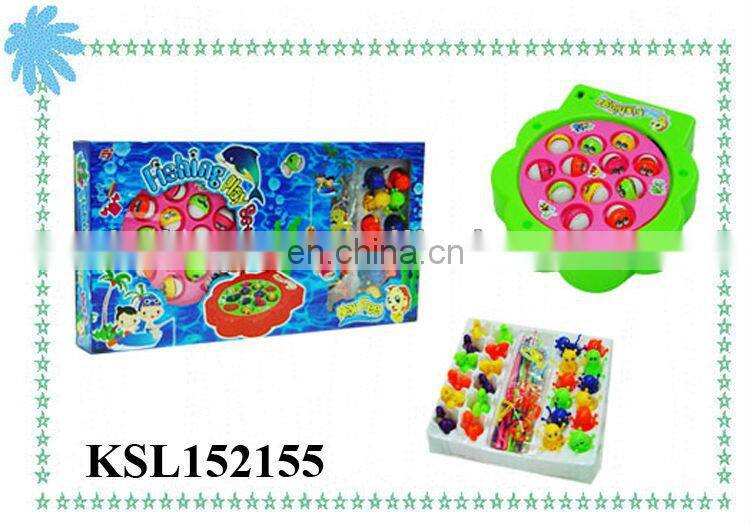 funny plastic toy fishing game for children