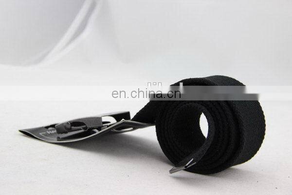 Canvas Belt With Metal Buckle Nickel-Free Belt Buckle
