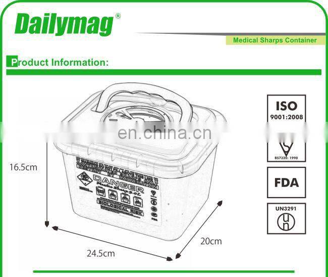 Surgical Waste Container for Medical Waste Box