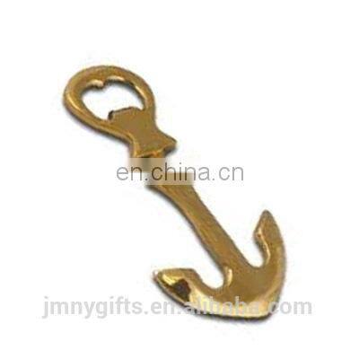 Promotional Logo Brass Anchor Bottle Opener