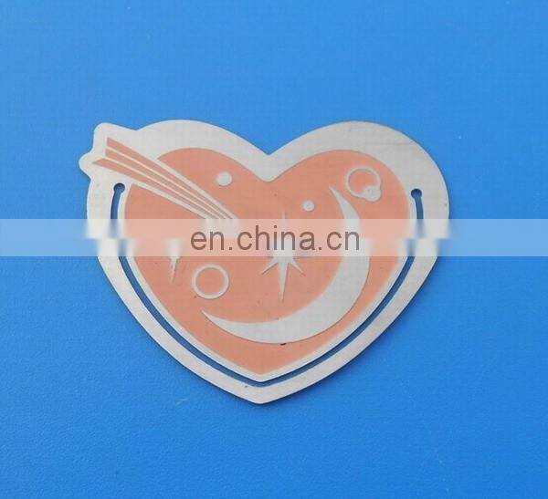 round bookmark head UAE falcon logo engraved paper clip